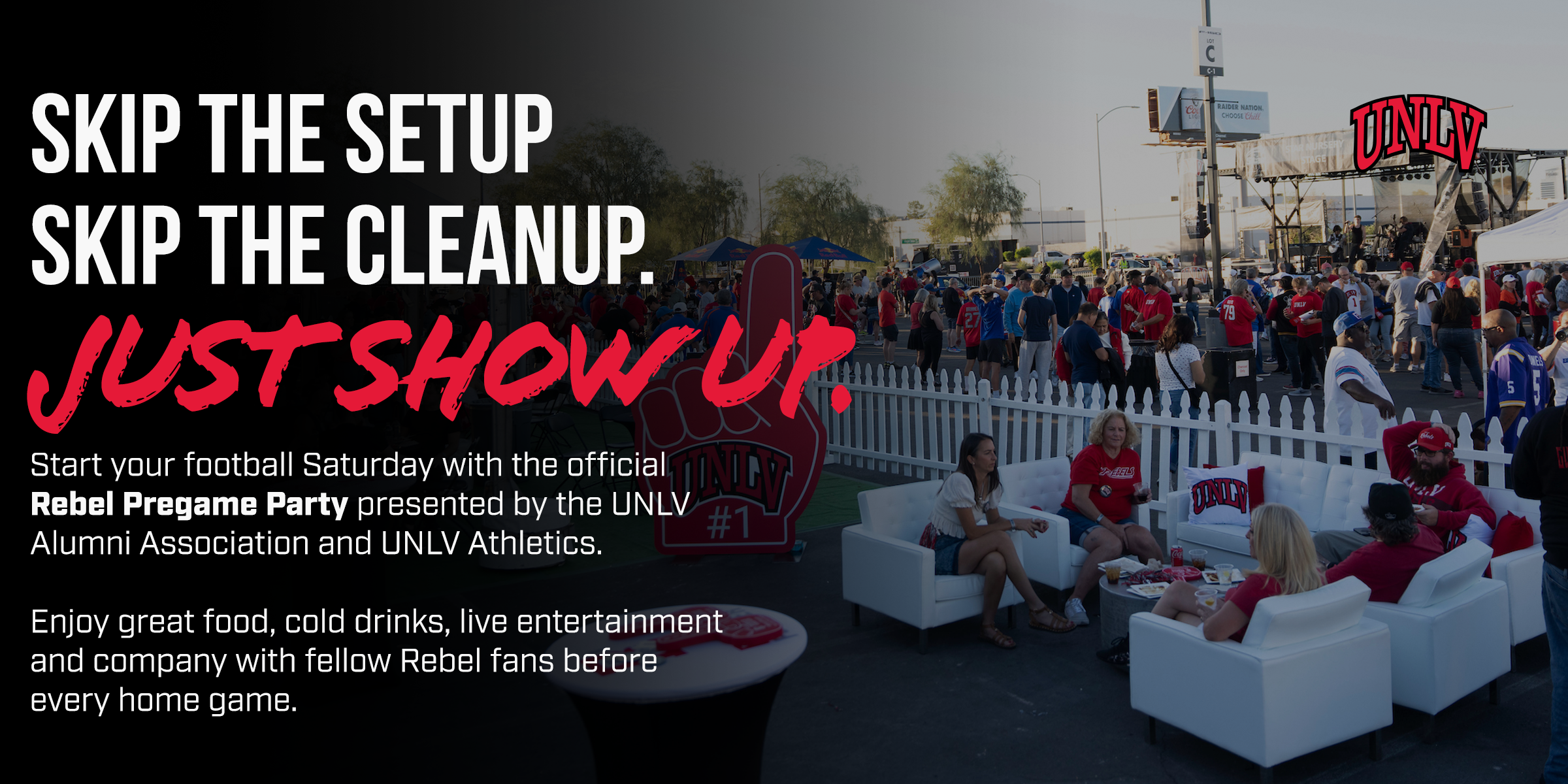 Join the Rebel Pregame Party